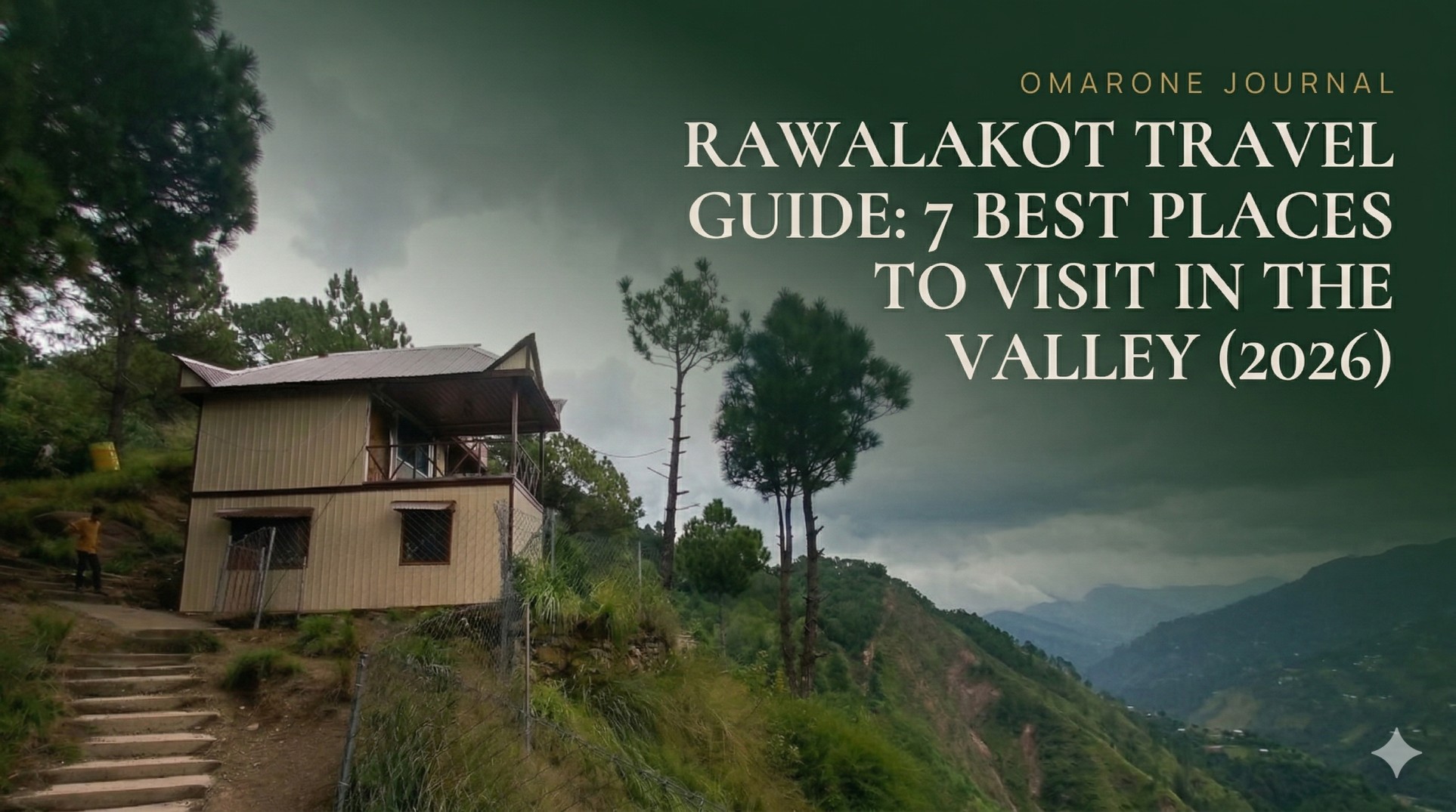 OmarOne mountain home in Rawalakot surrounded by pine forest